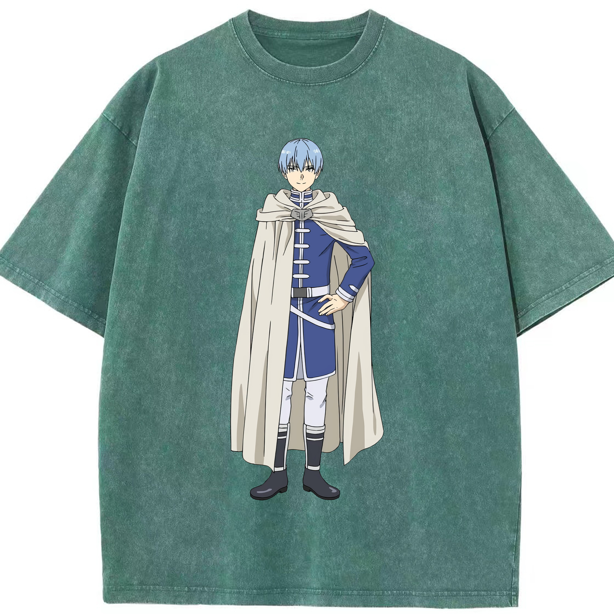 （画像用） 葬送のフリーレン Frieren 綿100% ヴィンテージ風 半袖Tシャツ（フロントプリント）